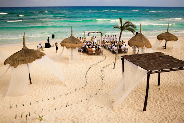 wedding photo by Ben Chrisman Photography, beachfront ceremony