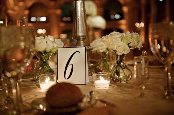 reception tabletop details - table number - photo by New York based wedding photographers Maloman Photographers