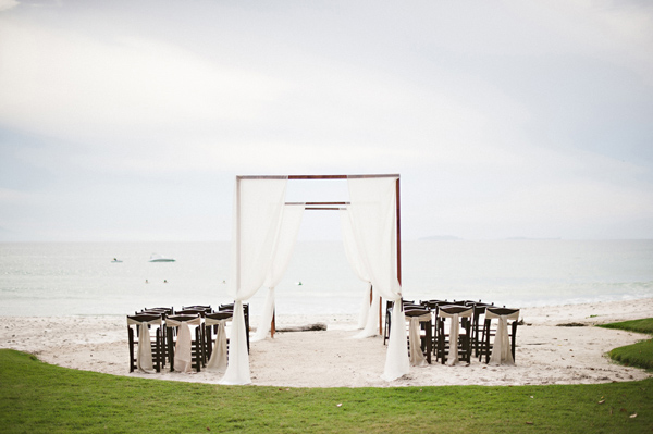 intimate destination ceremony on beach in Mexico, Photo by Jillian Mitchell Photography