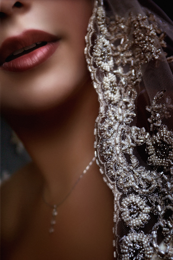 beautiful bride - white mantill veil - photo by Australian wedding photographer Yervant 