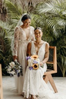 Sunflower Filled Nu Tulum Destination Wedding