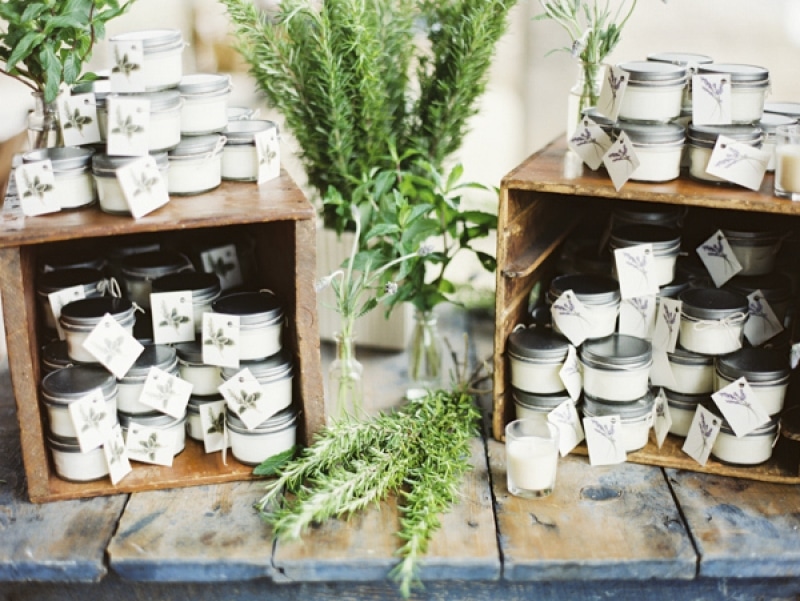 wedding favors, photo by Erich McVey Photography
