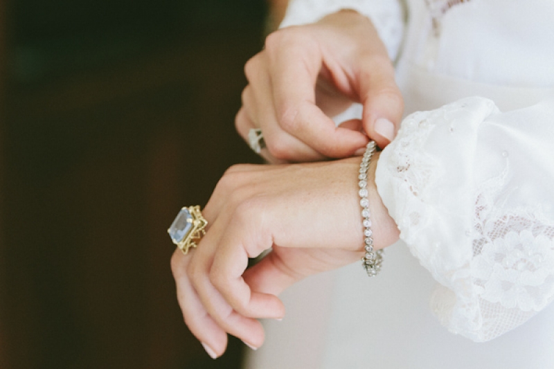 lavender cocktail ring and small diamond bracelet, photo by Wai Reyes Photography