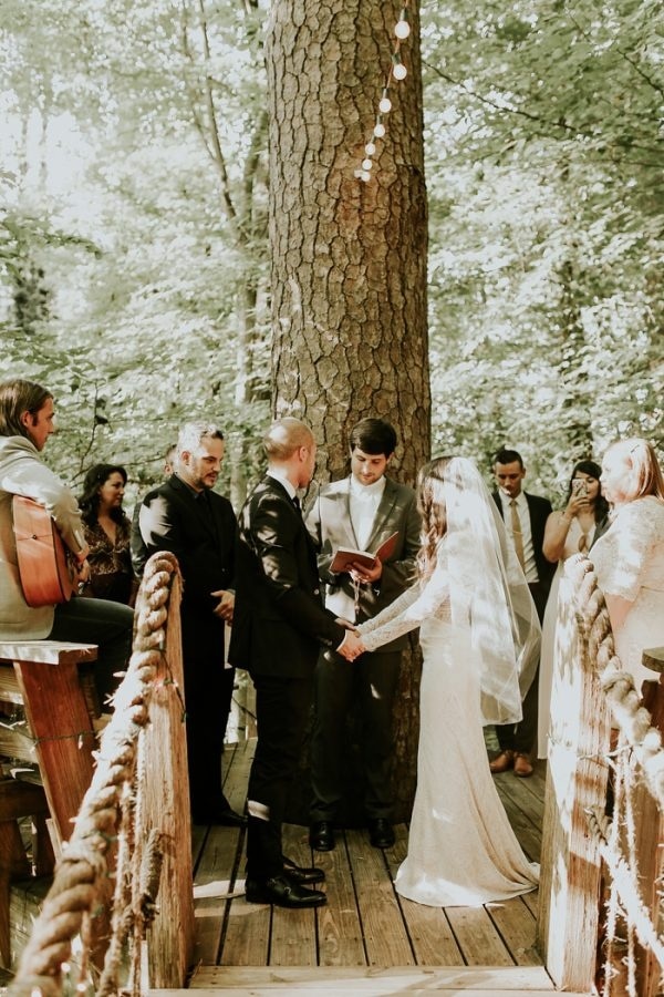 Treehouse Wedding Ceremony in Atlanta, Georgia