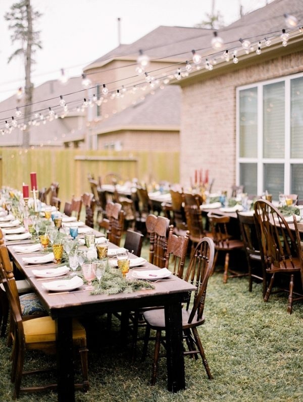 DIY Backyard Wedding Reception