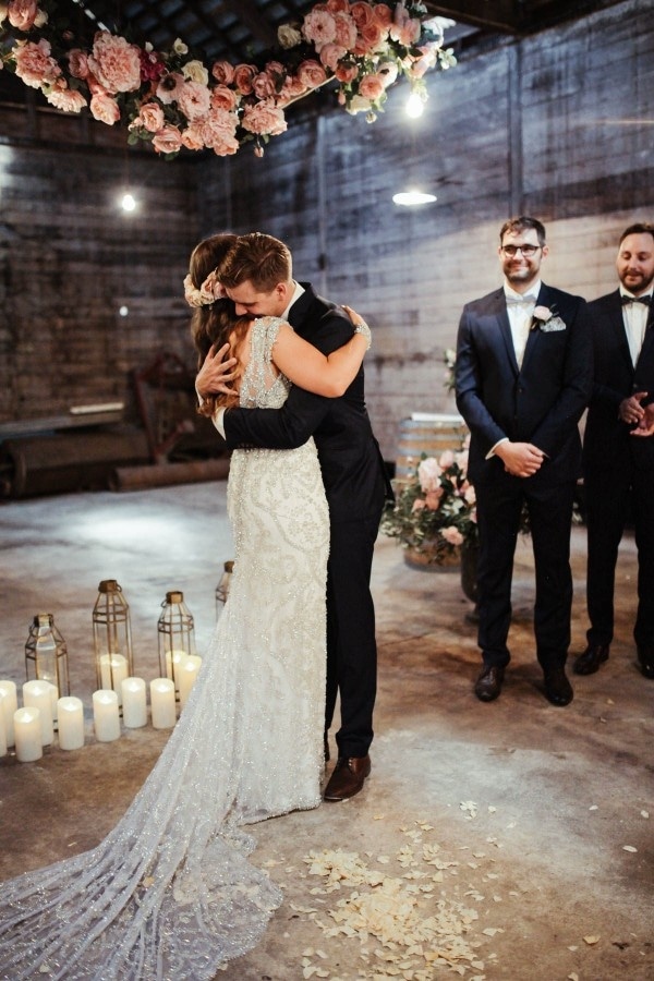 Candlelit Barn Ceremony at Anderson's Mill