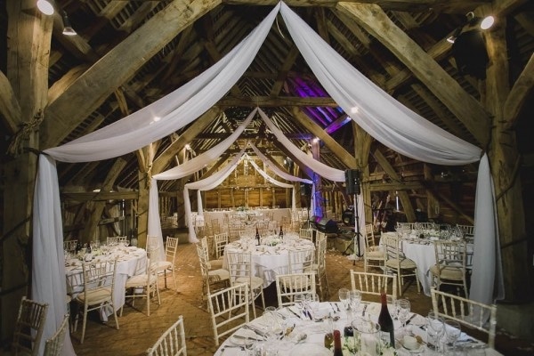 Gatsby Inspired Barn Wedding in Surrey