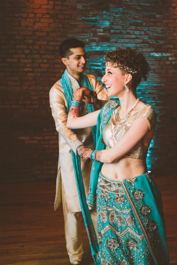 Traditional Indian Bride and Groom Style