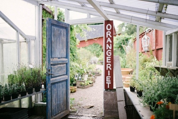 Charming Swedish Greenhouse Wedding Venue