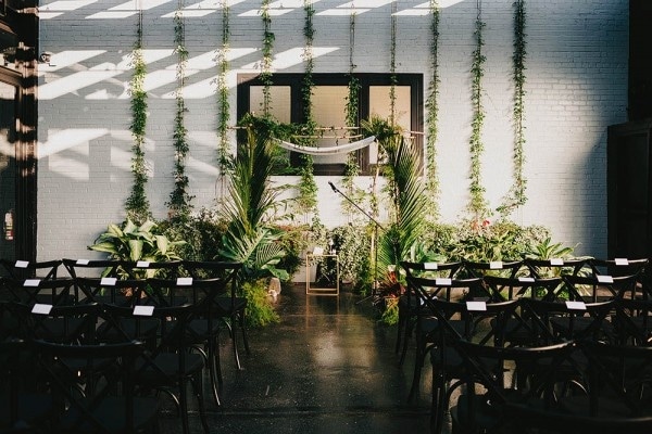Urban Greenhouse Wedding at 501 Union
