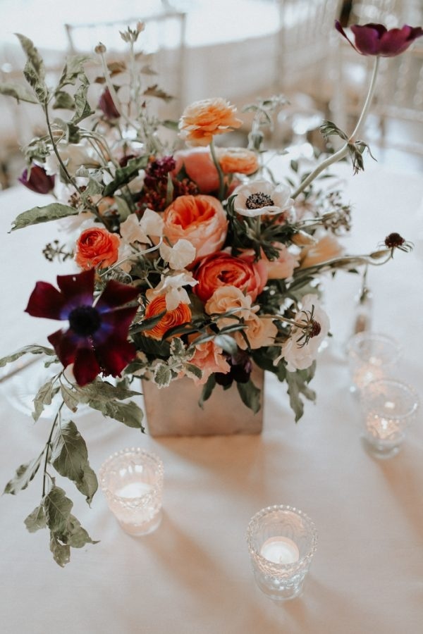 Bright and Moody Fall Floral Arrangement