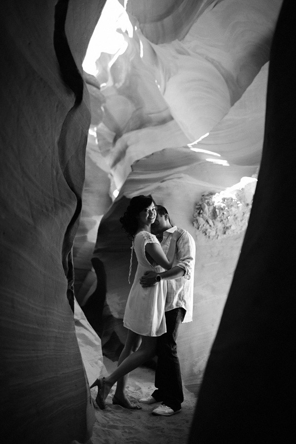 creative engagement session in Arizona slot canyons - engagement photos by top Dallas based wedding photographer Jason Huang of Table4 Weddings creative engagement session in Arizona slot canyons - engagement photos by top Dallas based wedding photographer Jason Huang of Table4 Weddings