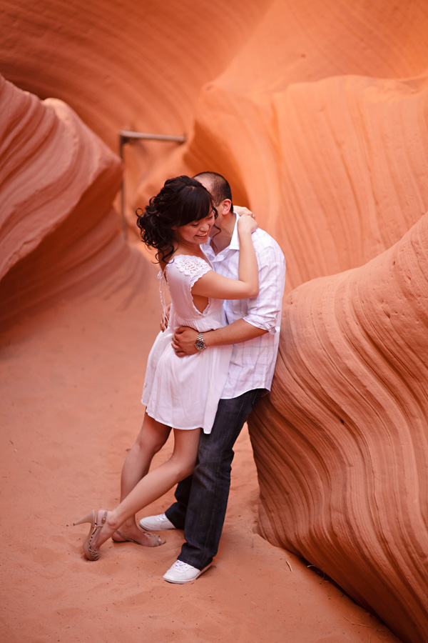 creative engagement session in Arizona slot canyons - engagement photos by top Dallas based wedding photographer Jason Huang of Table4 Weddings creative engagement session in Arizona slot canyons - engagement photos by top Dallas based wedding photographer Jason Huang of Table4 Weddings