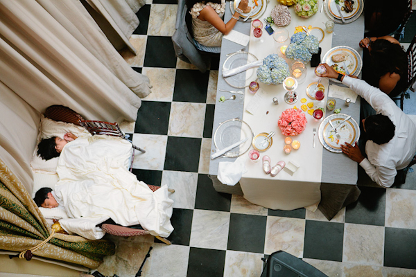 cute children fall asleep while parents eat at wedding reception - Sweet and unique wedding reception photo by Austin-based Caroline + Ben | Junebug Weddings cute children fall asleep while parents eat at wedding reception - Sweet and unique wedding reception photo by Austin-based Caroline + Ben | Junebug Weddings