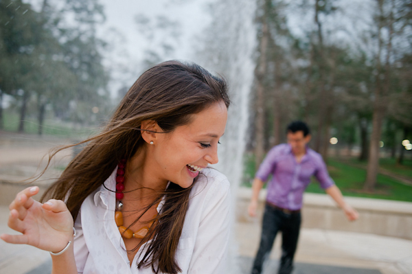 sweet, classic outdoor engagement photo by top wedding photographer Adam Nyholt in the Houston Museum district and Herman Park | Junebug Weddings sweet, classic outdoor engagement photo by top wedding photographer Adam Nyholt in the Houston Museum district and Herman Park | Junebug Weddings