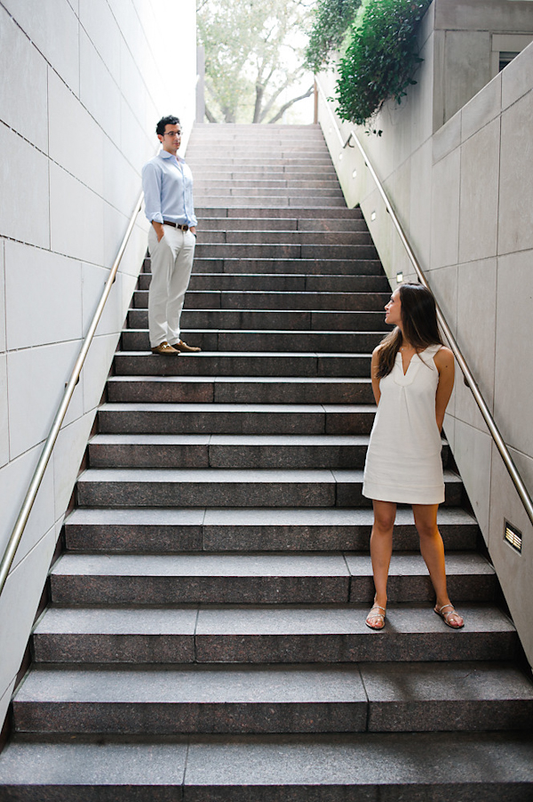 sweet, classic outdoor engagement photo by top wedding photographer Adam Nyholt in the Houston Museum district and Herman Park | Junebug Weddings sweet, classic outdoor engagement photo by top wedding photographer Adam Nyholt in the Houston Museum district and Herman Park | Junebug Weddings
