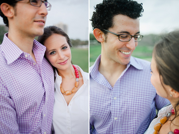 sweet, classic outdoor engagement photo by top wedding photographer Adam Nyholt in the Houston Museum district and Herman Park | Junebug Weddings sweet, classic outdoor engagement photo by top wedding photographer Adam Nyholt in the Houston Museum district and Herman Park | Junebug Weddings