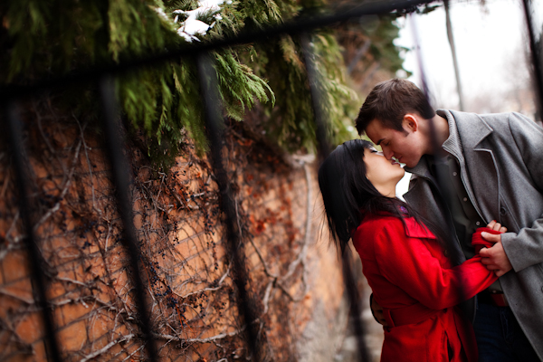 snowy winter engagement shoot by top Minnesota wedding photographer Beau Petersen snowy winter engagement shoot by top Minnesota wedding photographer Beau Petersen
