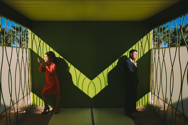 retro engagement session in Palm Springs, California with photos by Callaway Gable | junebugweddings.com retro engagement session in Palm Springs, California with photos by Callaway Gable | junebugweddings.com