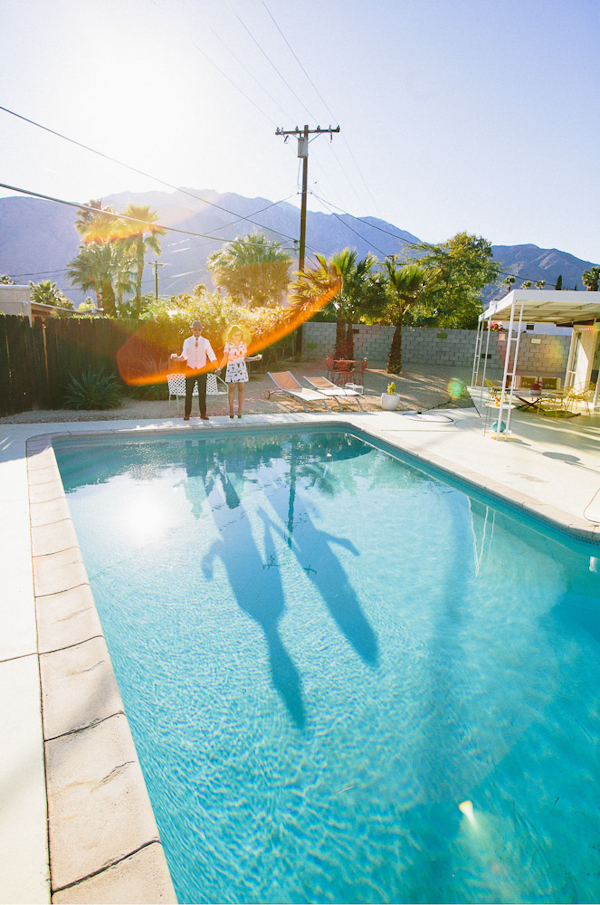 retro engagement session in Palm Springs, California with photos by Callaway Gable | junebugweddings.com retro engagement session in Palm Springs, California with photos by Callaway Gable | junebugweddings.com