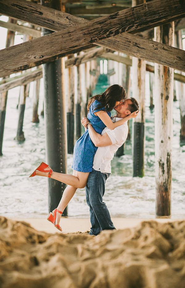 creative engagement photo in Orange County, California, by Jason Q. Tran Photography | junebugweddings.com