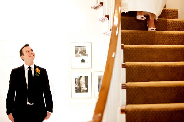 first look wedding photo by Vue Photography | via junebugweddings.com first look wedding photo by Vue Photography | via junebugweddings.com