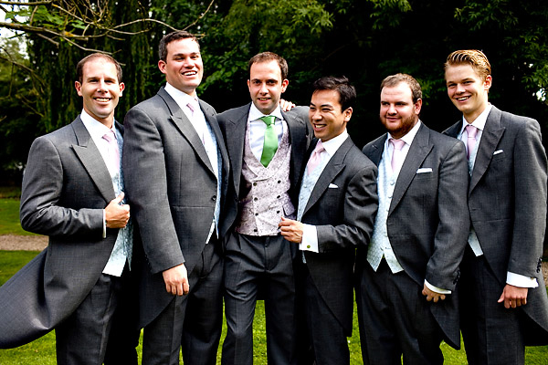 Portrait of the groom and groomsmen- Jane Austen inspired UK wedding in Chippenham Park - photos by top North Carolina wedding photographer Tracy Turpen Jane Austen inspired UK wedding in Chippenham Park - photos by top North Carolina wedding photographer Tracy Turpen