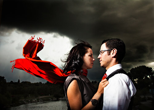 honorable mention engagement photo from 2011 Best of the Best, photo by Erika Jensen of Two-Mann Tent Photography