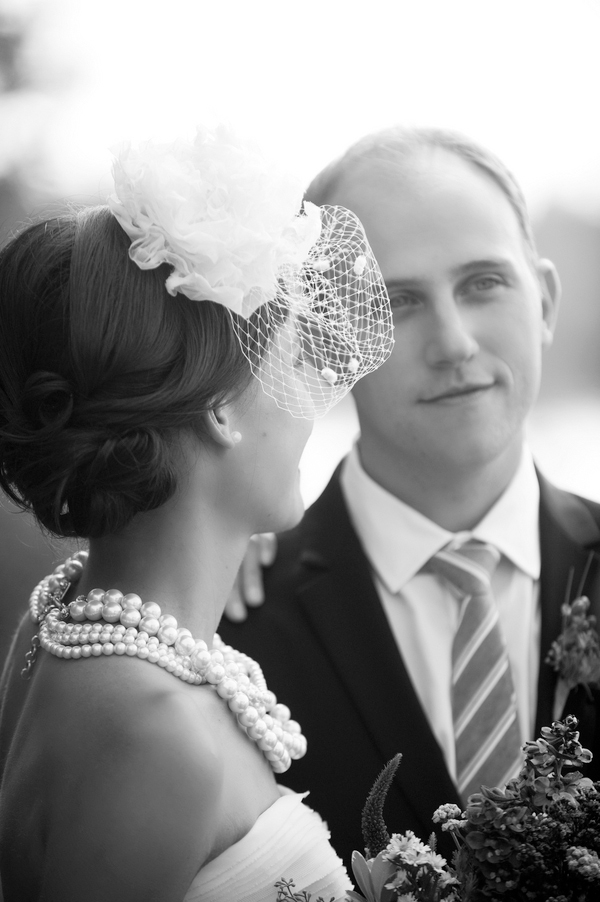 Black and white portrait of the bride and groom- New England wedding - Bar Harbor Sorrento, Maine - photos by top east coast wedding photographers Justin and Mary New England wedding - Bar Harbor Sorrento, Maine - photos by top east coast wedding photographers Justin and Mary
