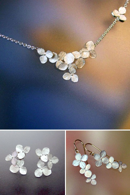 nature inspired bridal jewelry by Patrick Irla Jewelry on Etsy.com