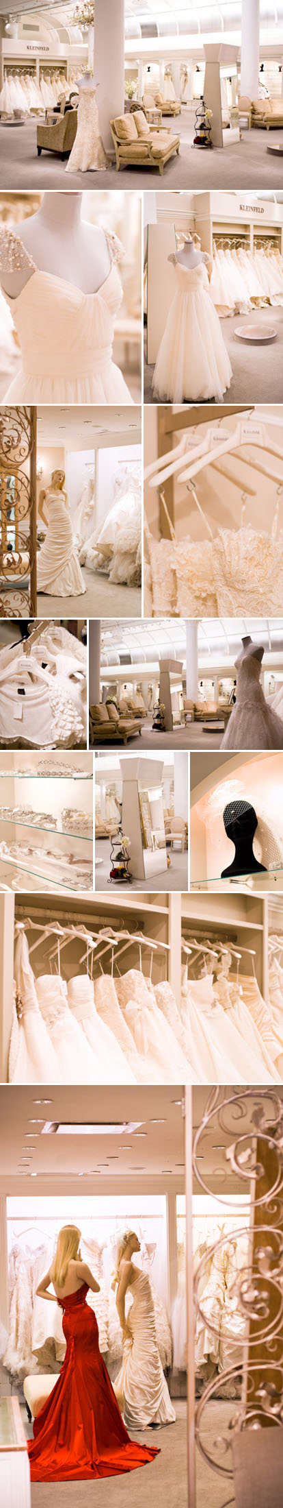 Kleinfeld Bridal, 'Say Yes to the Dress' wedding dress shop in New York City, images by Junebug Weddings