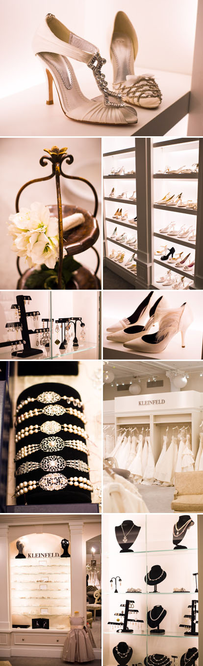 Kleinfeld Bridal, 'Say Yes to the Dress' wedding dress and accessories shop in New York City, images by Junebug Weddings