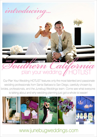Southern California wedding planning with Junebug!