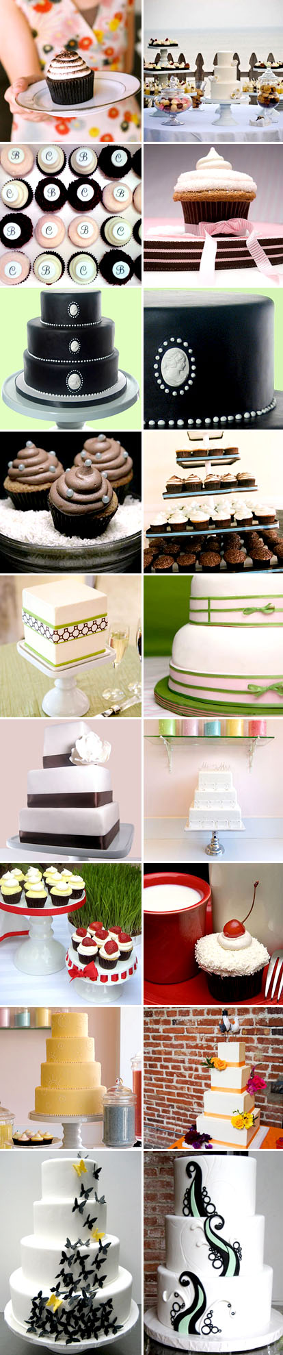 Images by the Vanilla Bake Shop, custom wedding cakes and cupcakes in Santa Monica, California