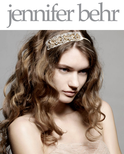 bridal hair veils, headbands and accessories by Jennifer Behr, www.jenniferbehr.com