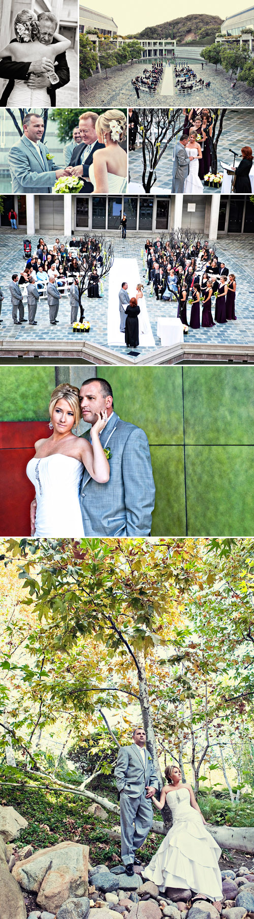 fall southern california outdoor real wedding ceremony, images by Joy Marie Photography