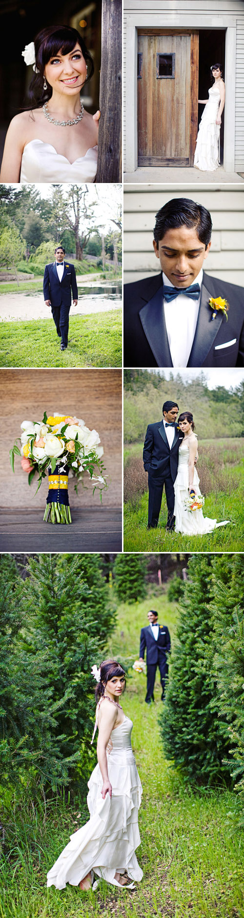 van gogh's starry night wedding fashion and design inspiration, images by meg perotti