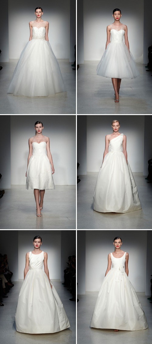 Amsale Fall 2013 wedding dresses, bridal market runway show - via junebugweddings.com Amsale Fall 2013 wedding dresses, bridal market runway show - via junebugweddings.com
