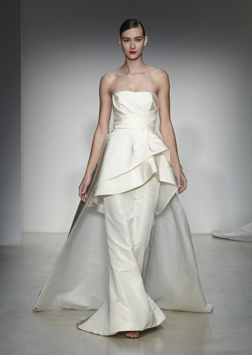 Amsale Fall 2013 wedding dresses, bridal market runway show - via junebugweddings.com Amsale Fall 2013 wedding dresses, bridal market runway show - via junebugweddings.com