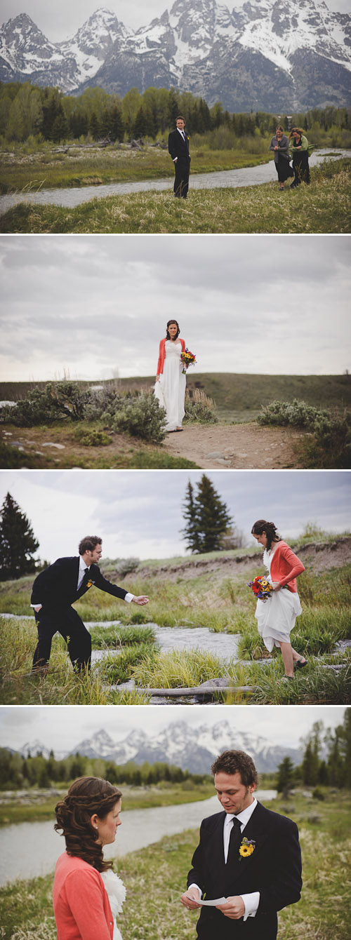 Grand Tetons Destination Wedding - Photos by Sunglow Photography | Junebug Weddings Grand Tetons Destination Wedding - Photos by Sunglow Photography | Junebug Weddings