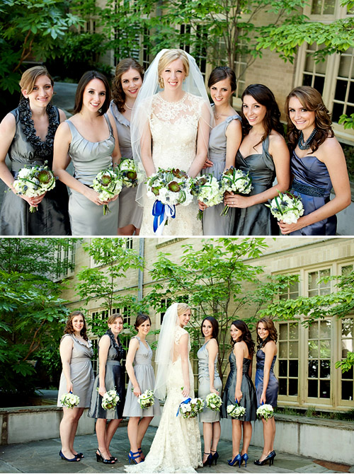 Bridal Portrait with Monique Lhuillier Wedding Dress, Photo by Perez Photography