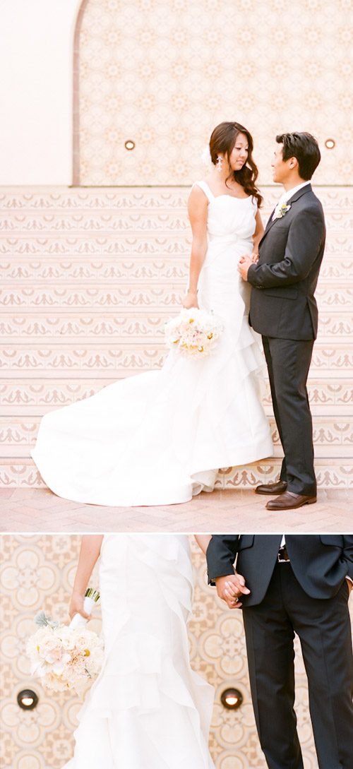 Ocean view wedding at Terranea Resort, photo by Picotte Photography