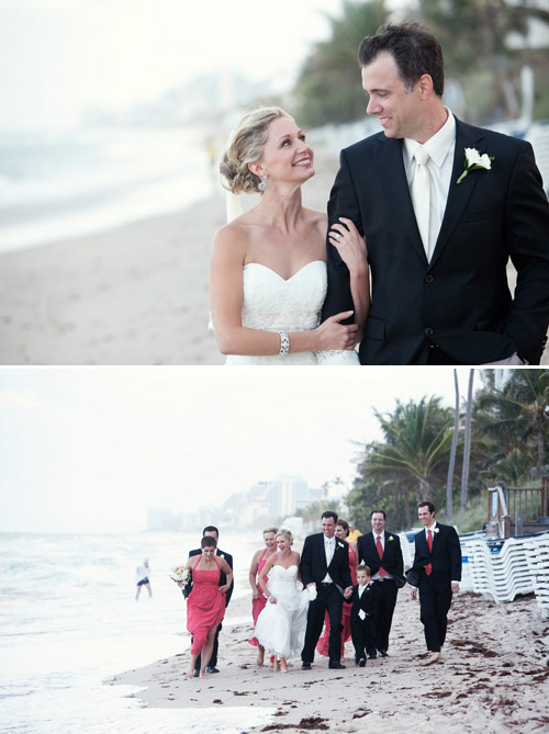 Elegant Beach Wedding at The Pelican Grand Resort, Fort Lauderdale - K and K Photography | Junebug Weddings