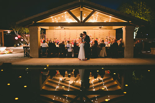 vintage backyard wedding in Phoenix, Arizona, photos by Mike Olbinski Photography