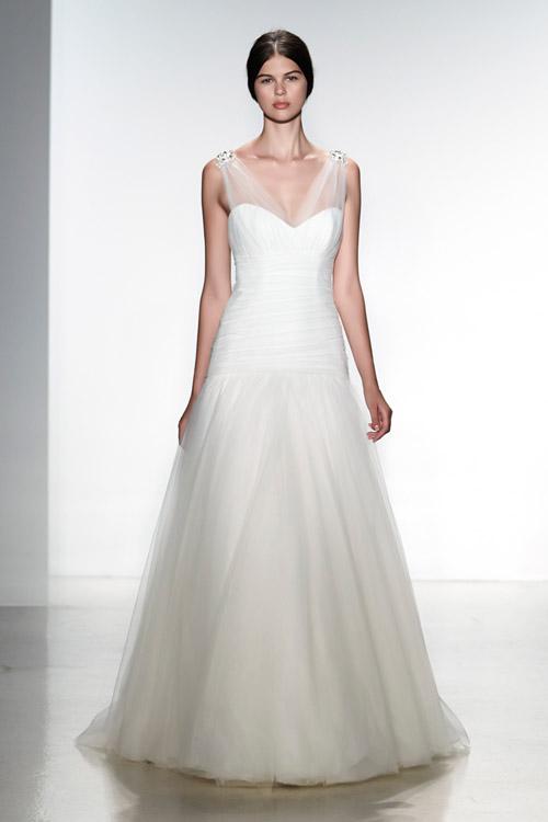 Amsale wedding dress from the Spring 2014 bridal collection | via junebugweddings.com Amsale wedding dress from the Spring 2014 bridal collection | via junebugweddings.com