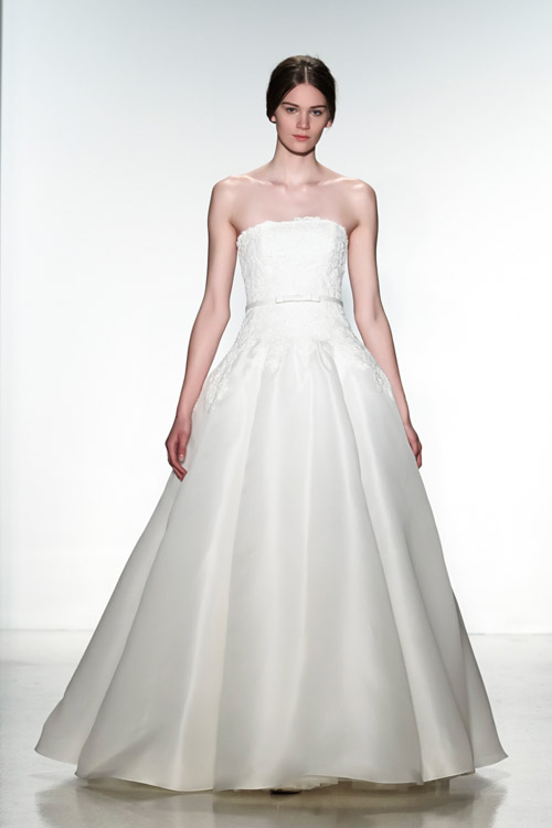 Amsale wedding dress from the Spring 2014 bridal collection | via junebugweddings.com Amsale wedding dress from the Spring 2014 bridal collection | via junebugweddings.com
