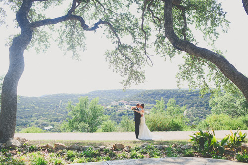 pink, blue and white summer wedding at Hacienda Del Lago, Volente, Texas - photo by Christina Carroll | via junebugweddings.com