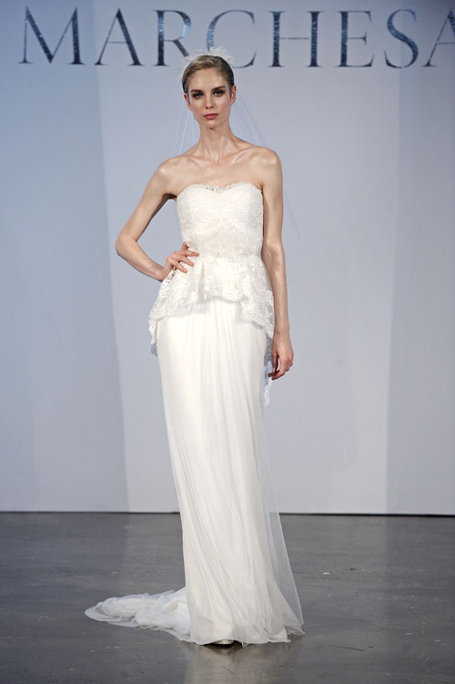 Marchesa wedding dress from the Spring 2014 bridal collection | via junebugweddings.com Marchesa wedding dress from the Spring 2014 bridal collection | via junebugweddings.com