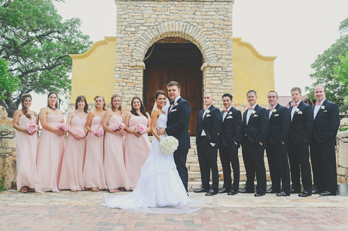 soft pink and nude wedding color palette - Texas wedding photos by Christina Carroll Photography via junebugweddings.com
