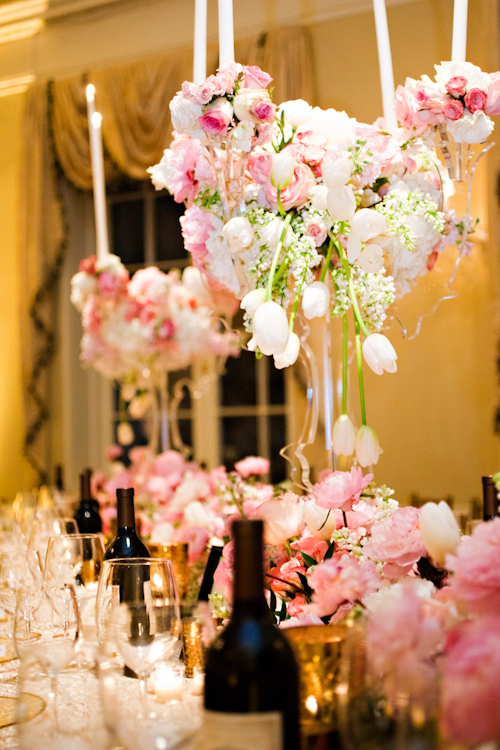 glamorous wedding with Christopher Confero as designer and planner, photos by Ann Wade Parish Photography and Arden Photography | junebugweddings.com